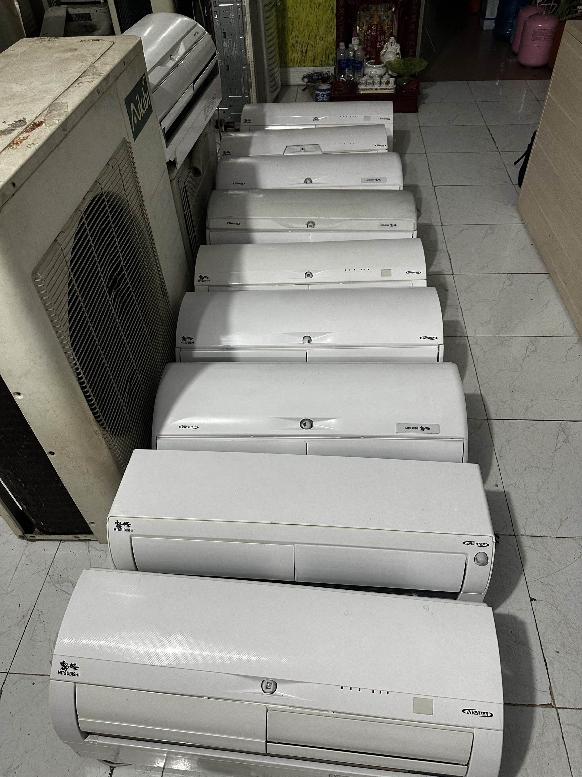 Máy lạnh hiệu Mitsubishi Inverter nội địa Nhật