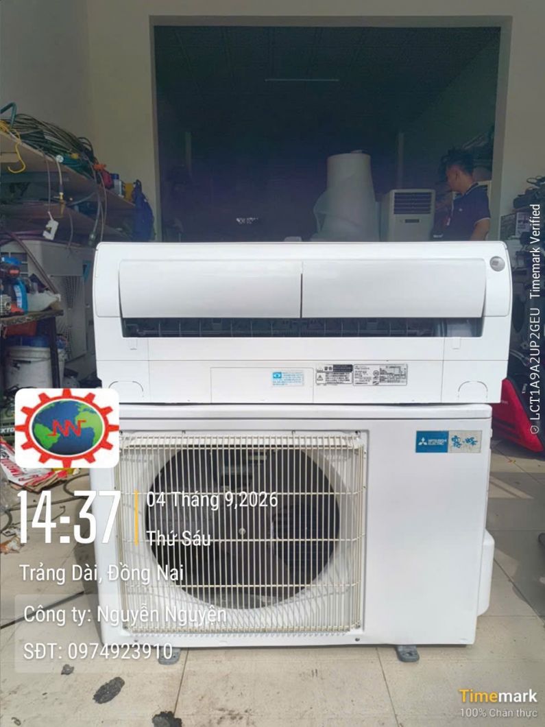 Máy lạnh nhật Mitsubishi inverter qua sử dụng chạy 2 chiều