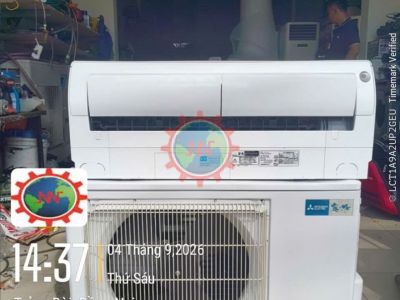 Máy lạnh nhật Mitsubishi inverter qua sử dụng chạy 2 chiều
