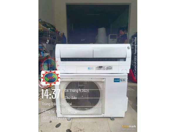 Máy lạnh nhật Mitsubishi inverter qua sử dụng chạy 2 chiều