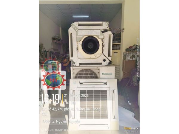 Máy lạnh âm trần Cassette công suất 5.0HP Inverter Gas R410a